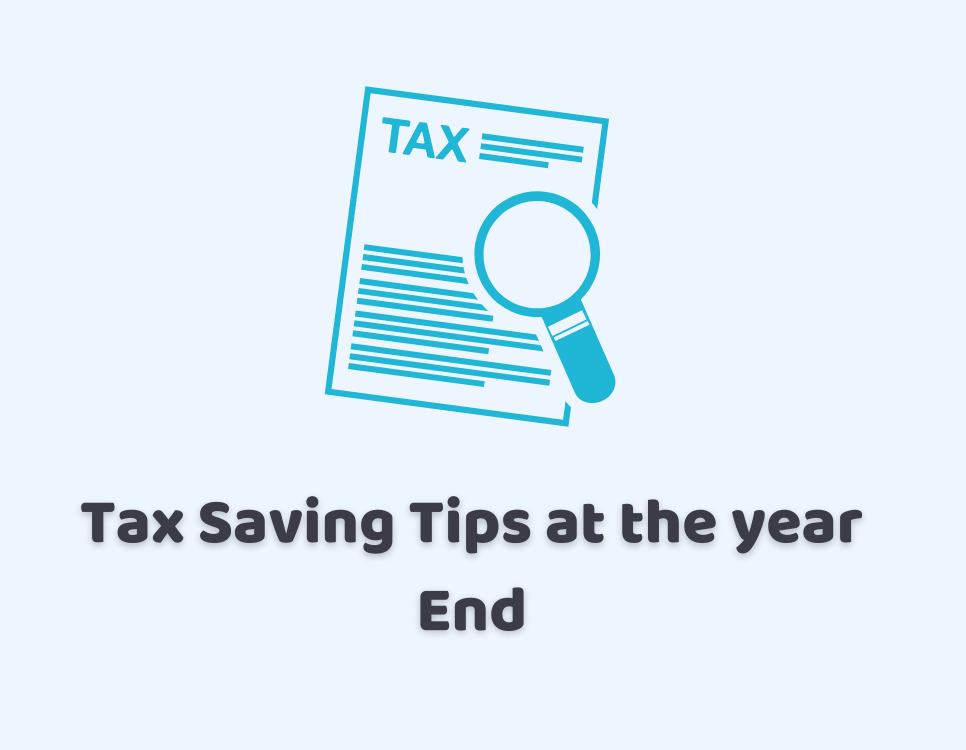 Tax Saving Tips at the Year End