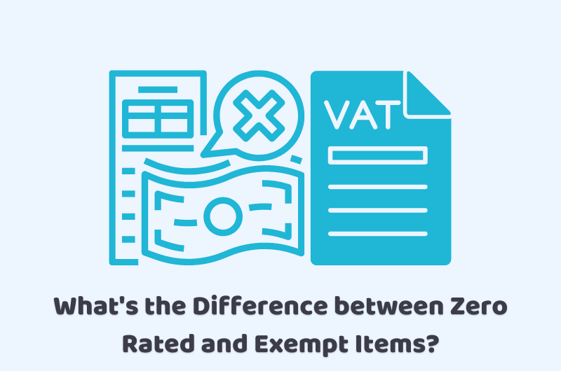 zero rated VAT items
