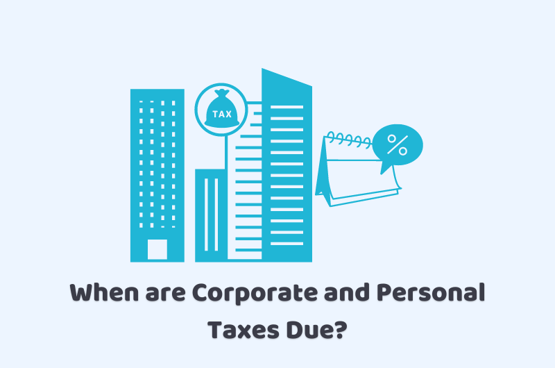 When are Corporate and Personal Taxes Due?