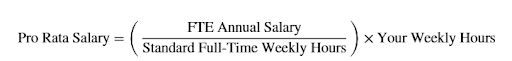 Pro Rata formula by days