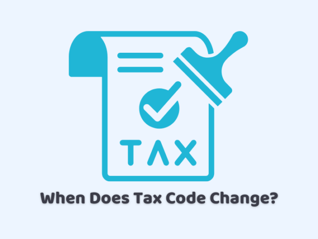 When Does Tax Code Change?