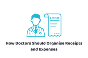 organise receipts and expenses for doctors